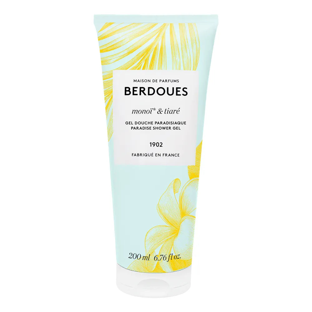 Gel douche paradisiaque parfumé Monoï & Tiaré 200ml