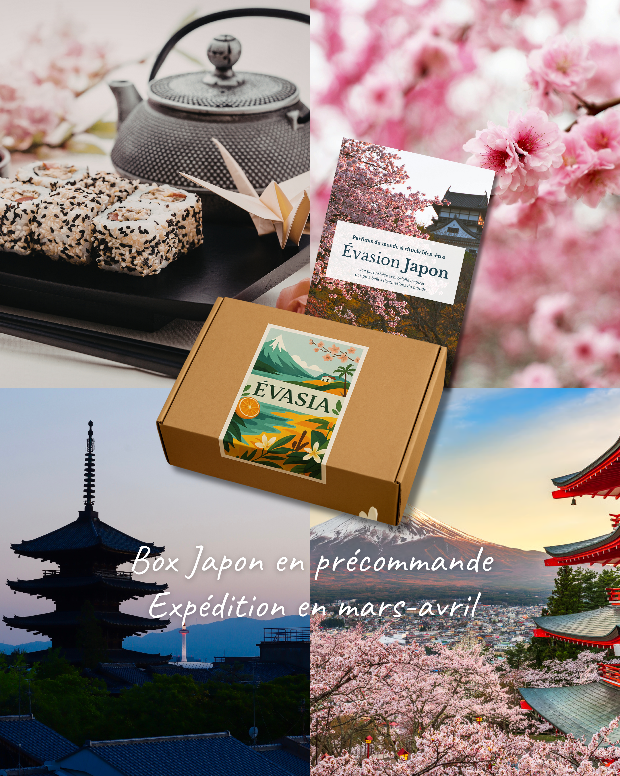 Box bimestrielle bien-être ÉVASIA